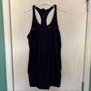 Prana Laser Cut Banded Tunic Racerback Tank